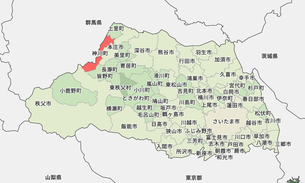 神川町全域の遺品整理・特殊清掃に対応します