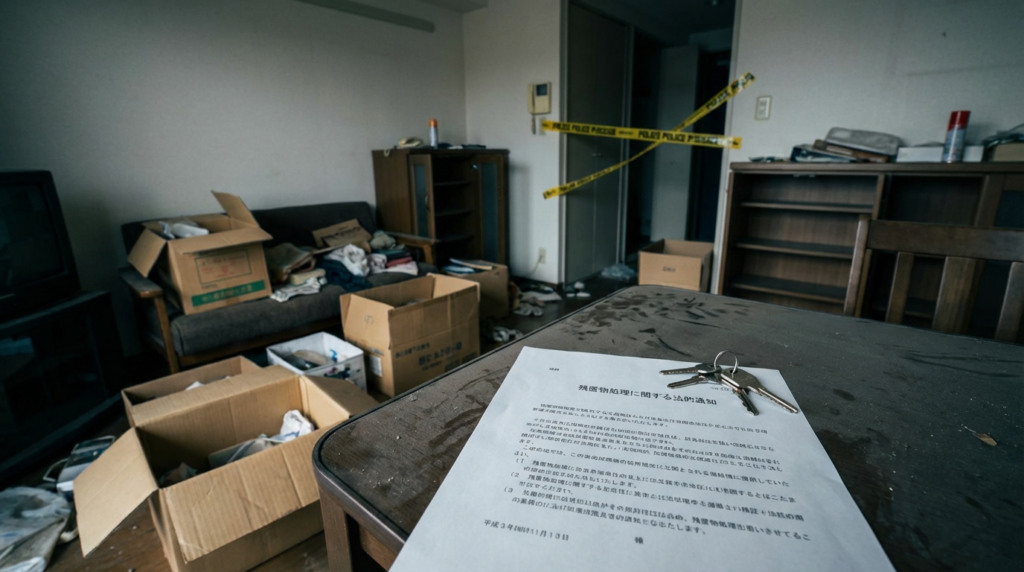 1. 残置物処理の基本 夜逃げ・入居者死亡時にまず知るべきこと