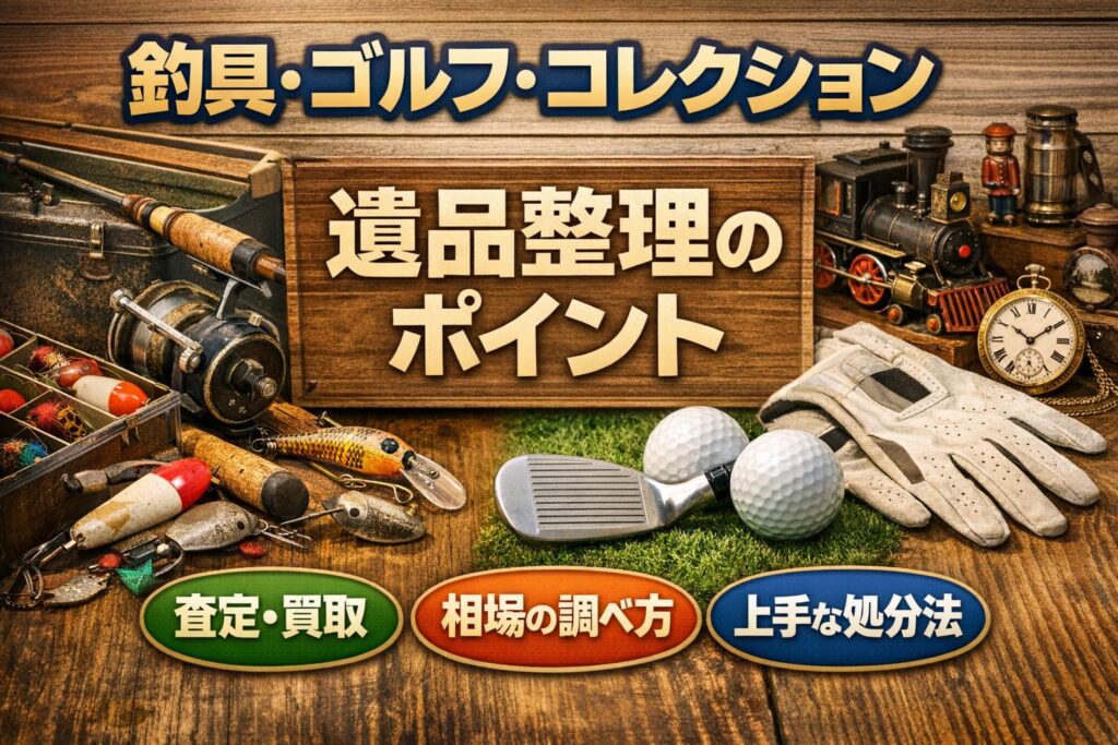 故人の「趣味の道具」(釣り具、ゴルフ用品、コレクション)はどう整理する?