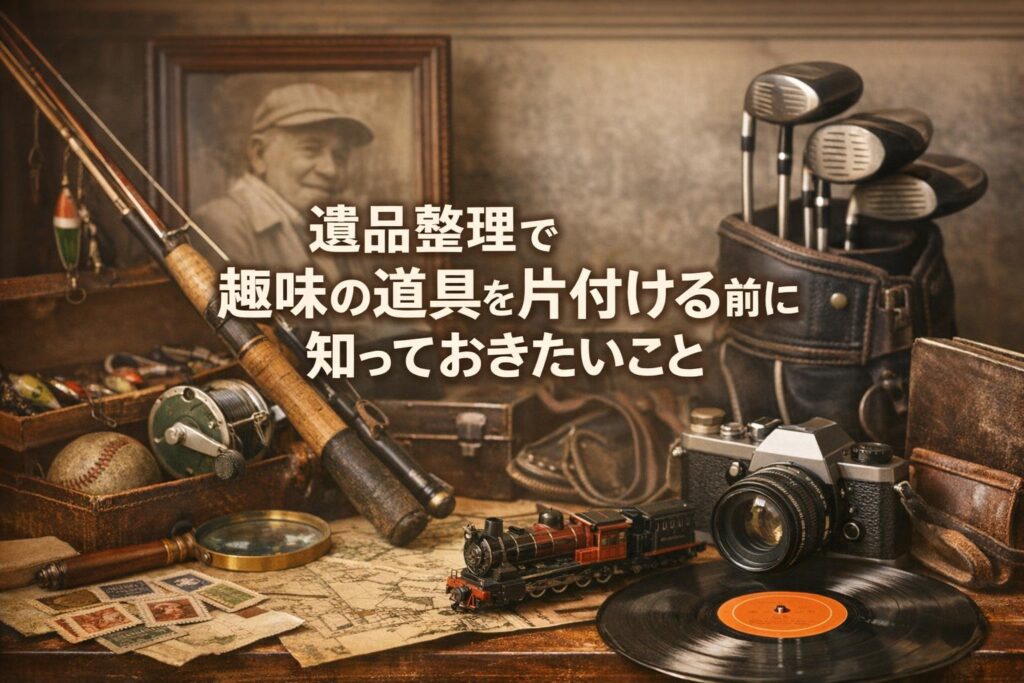 遺品整理で趣味の道具を片付ける前に知っておきたいこと