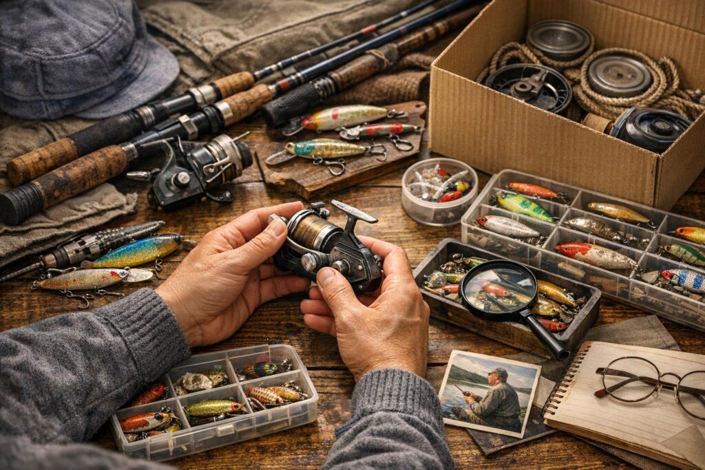 釣り具の遺品整理と片付け方法