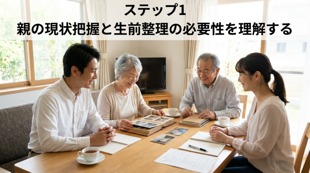1. ステップ1 親の現状把握と生前整理の必要性を理解する